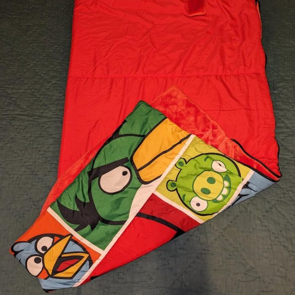 Angry Birds velour sleeping bag/comforter, size 54x30 - Picture 2 of 6